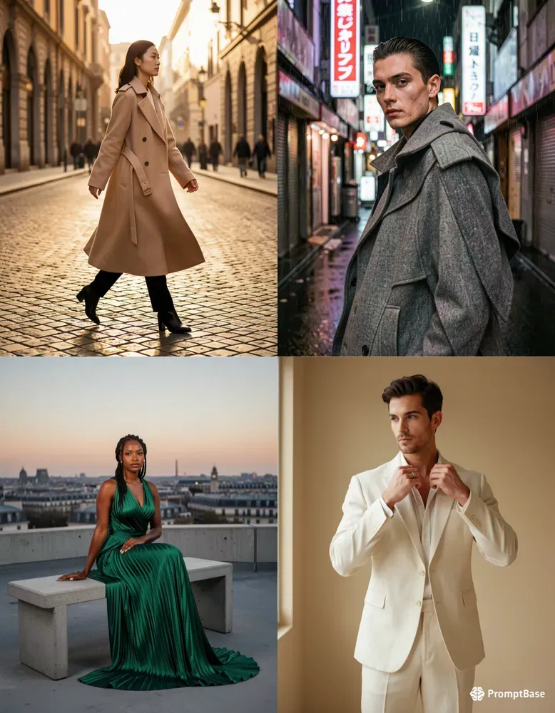 Editorial High Fashion Magazine Lookbooks