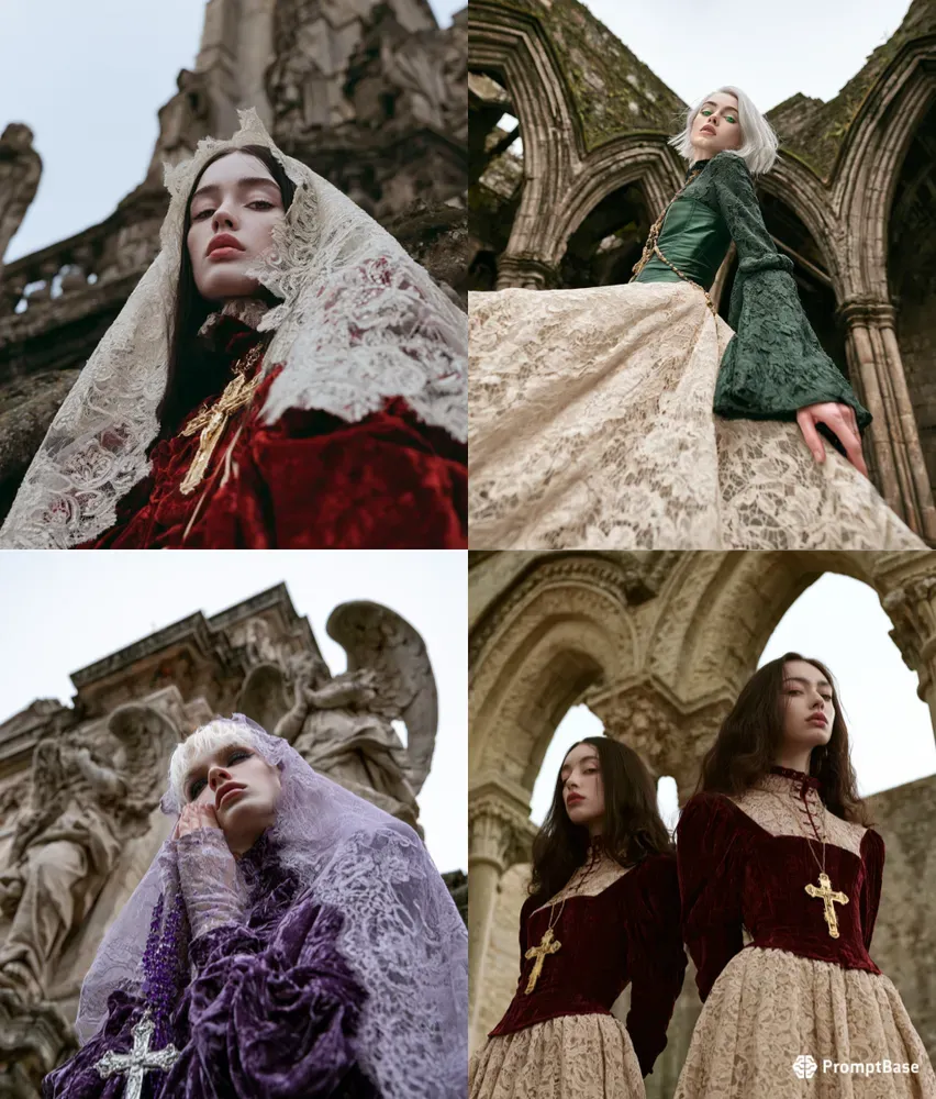 Gothic Couture Fashion Photography