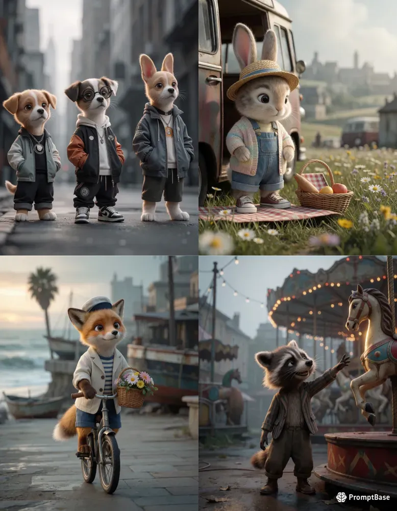 Cinematic 3D Character Story Generator
