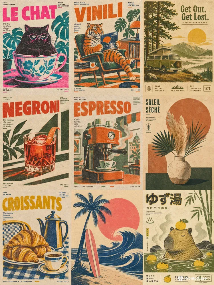 Authentic Risograph Poster Generator