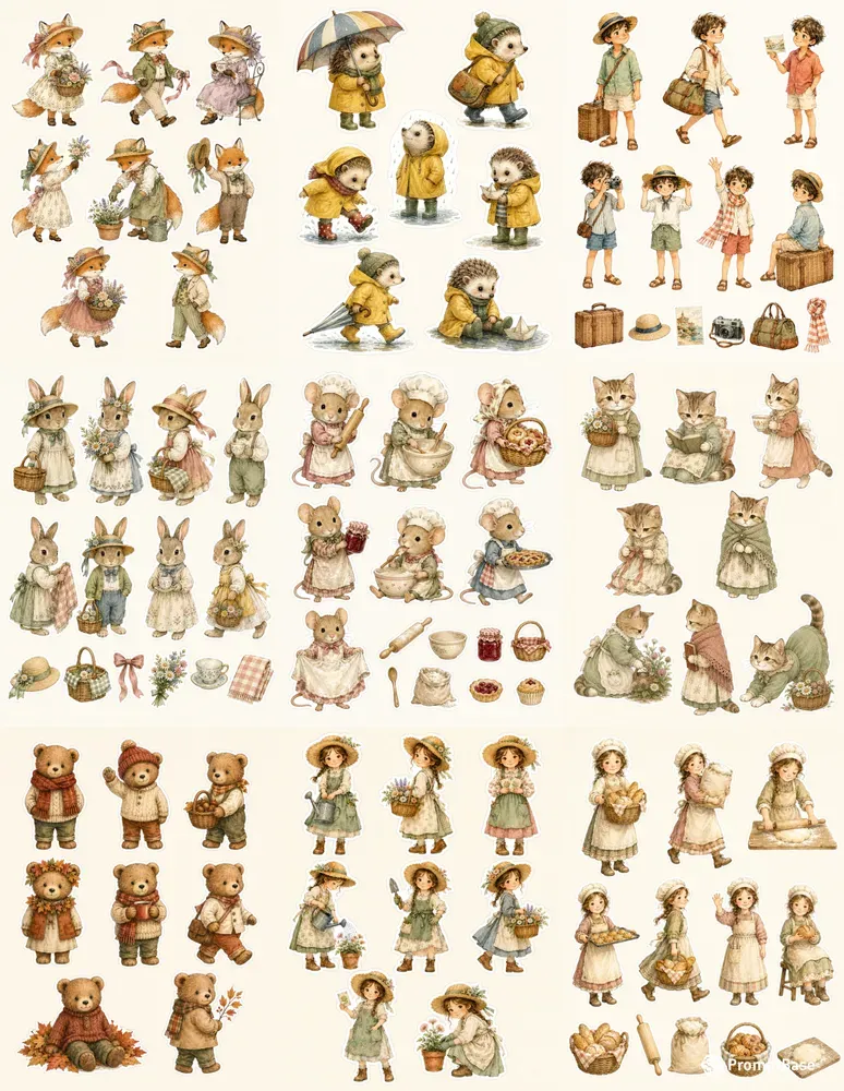 Printable Storybook Clip Art