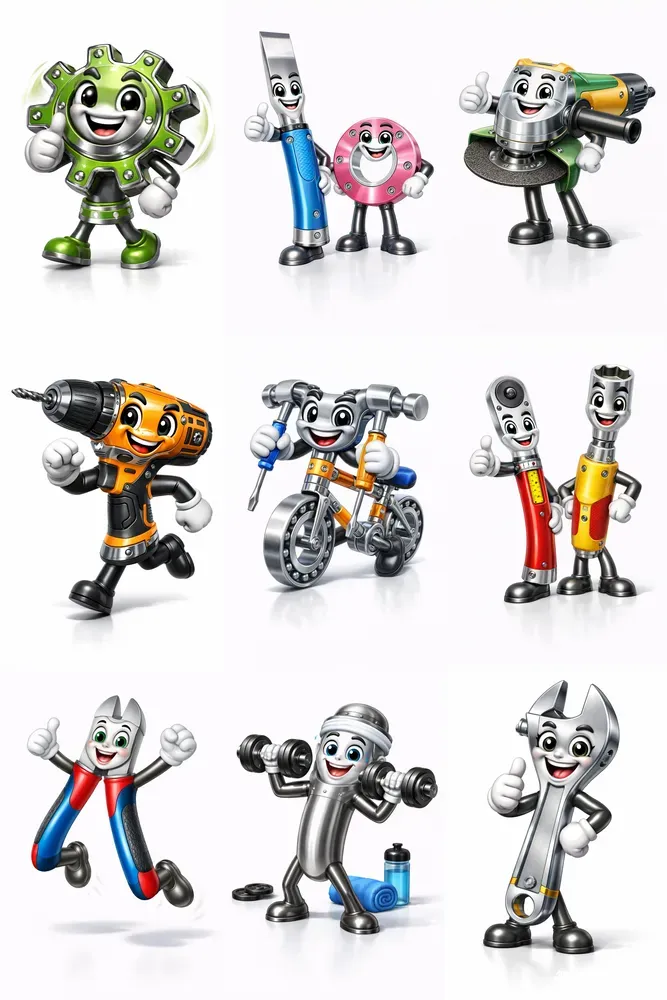 3D Tool Mascot Generator