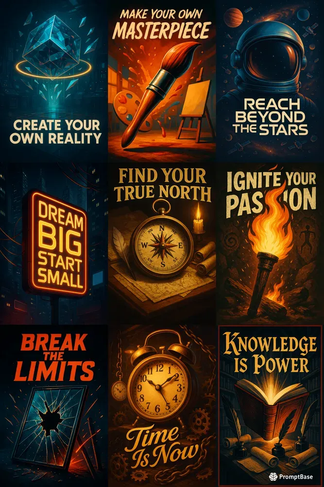 Cinematic 3D Typography Poster Generators