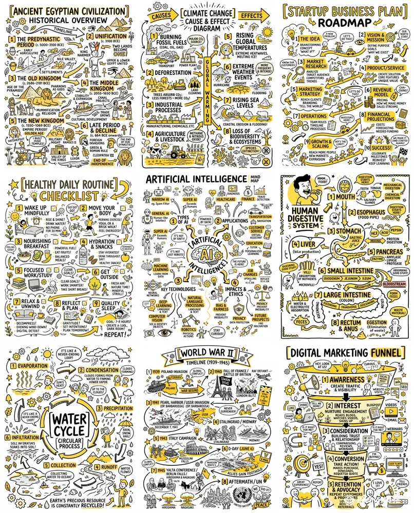 Sketchnote Illustration Style