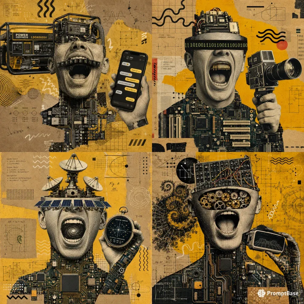 Cyberabstract Collage Series