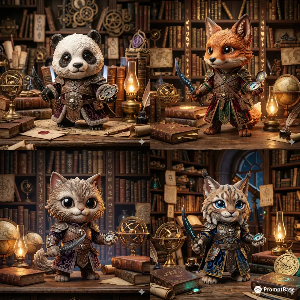 Chibi Vinyl Scriptorium Toy Makers