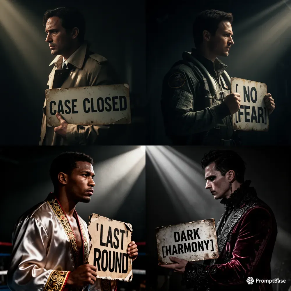 Dramatic Chiaroscuro Portraits
