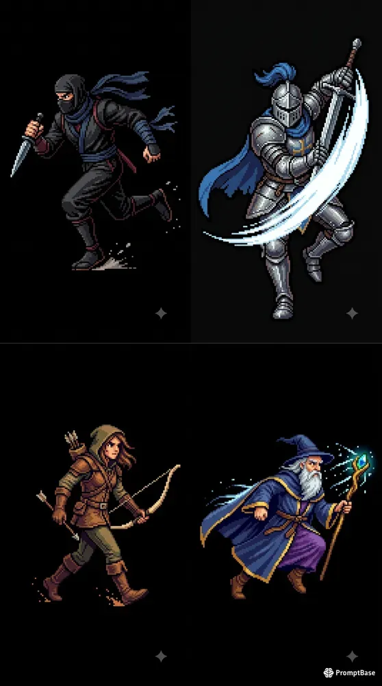 16bit Pixel Art Sprite Generator