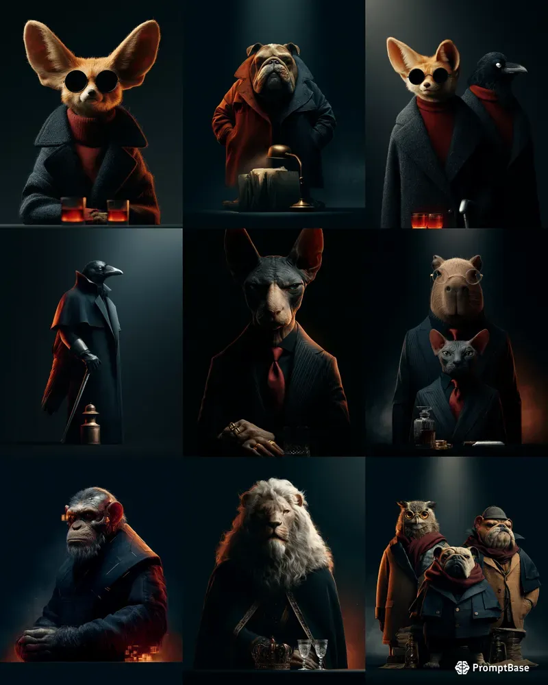 Anthropomorphic Character Portraits