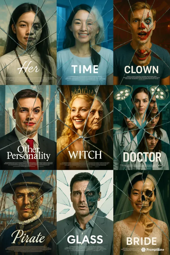 Horror Thru Broken Glass Movie Posters