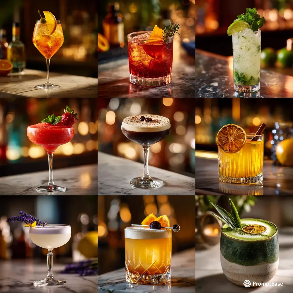 Cinematic Cocktail Photography