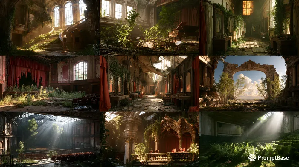 Abandoned Theatres Art Generator