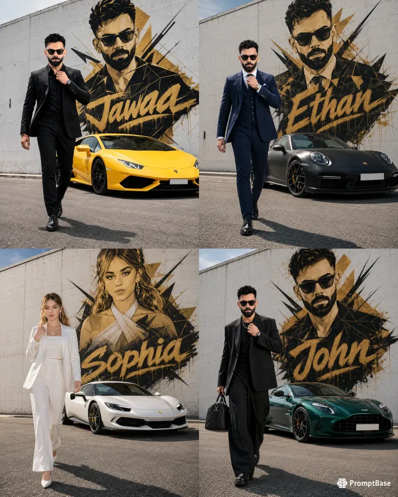 Luxury Supercar Portrait Generator