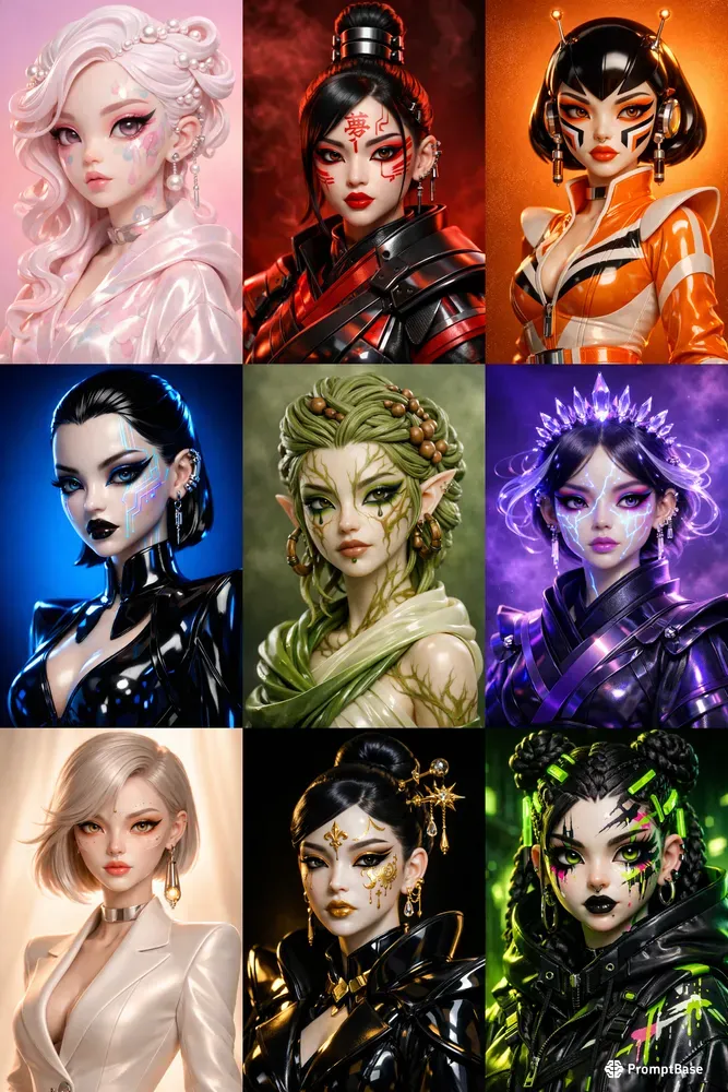 Cinematic Neoluxury Arttoy Characters