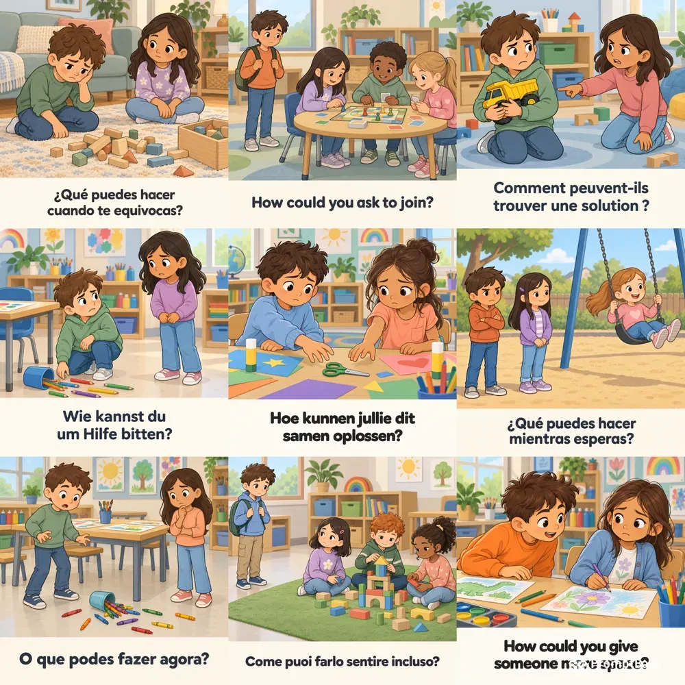 Social Scenario Discussion Cards