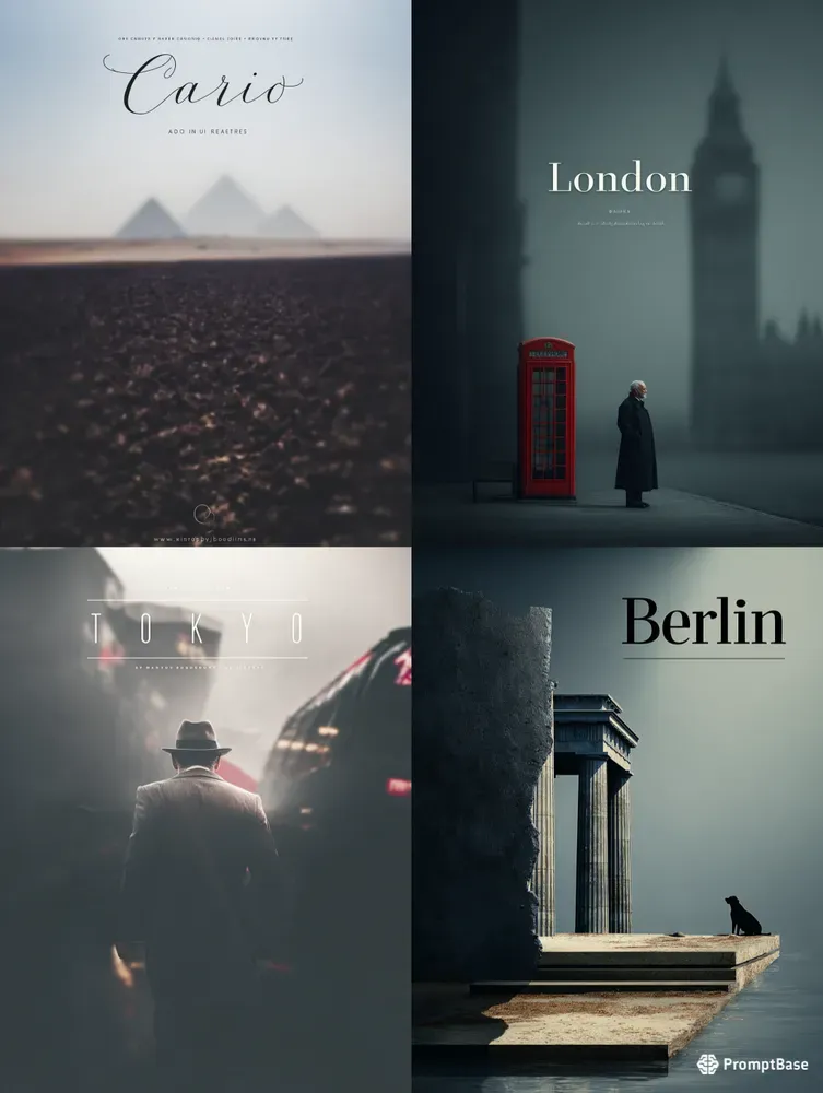 Brutalist Travel Posters