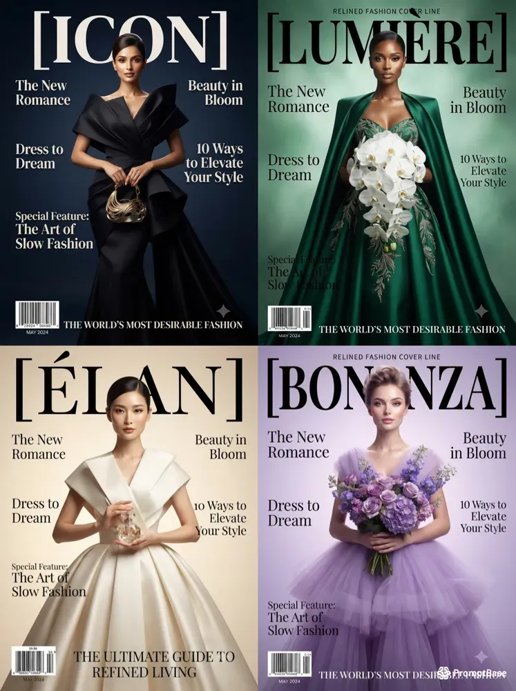 Luxury Fashion Magazine Cover Generator