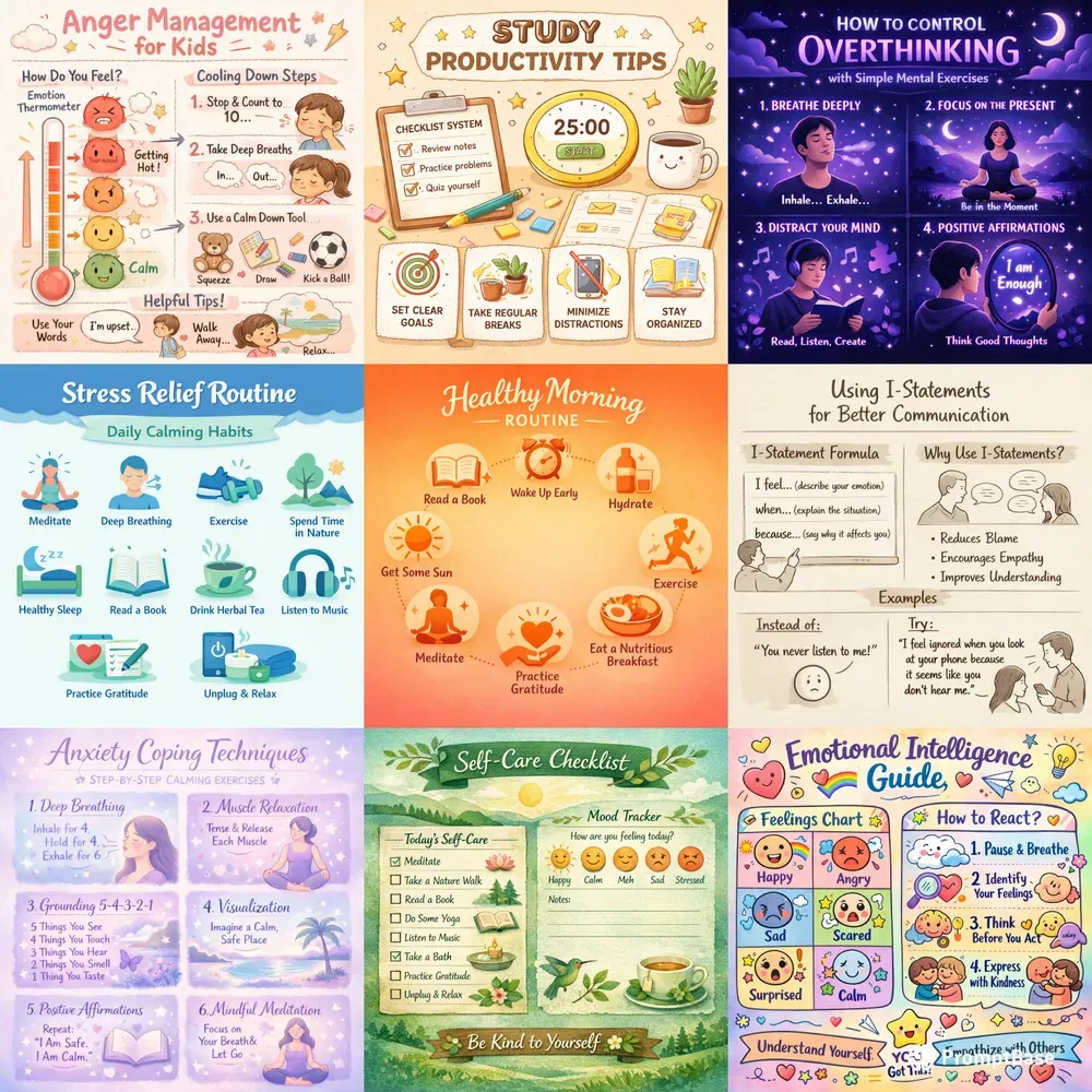 Cute Infographic Doodle Sets