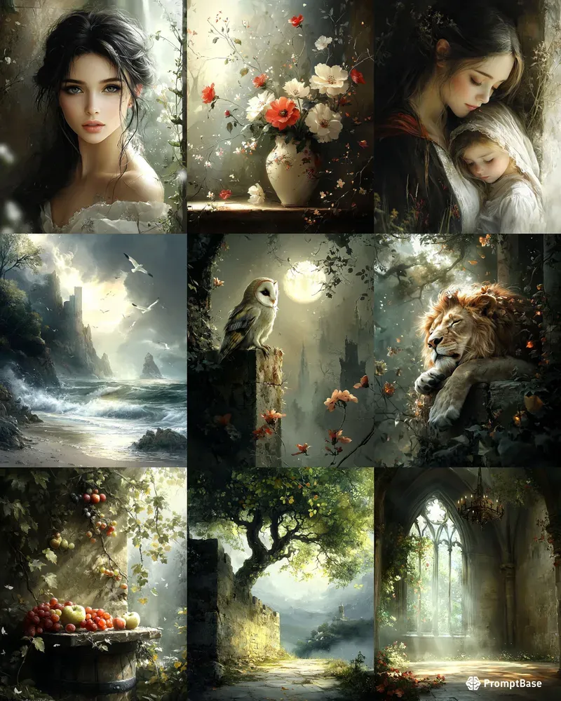 Beautiful Digital Oil Paintings