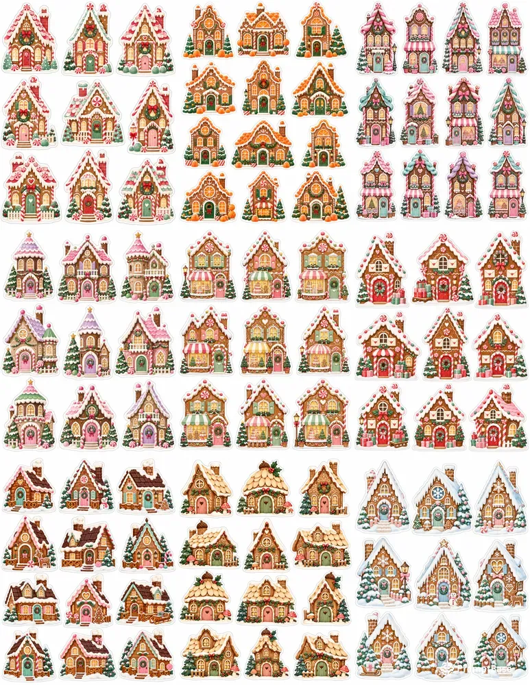 Sweet Village Christmas Fussy Cuts
