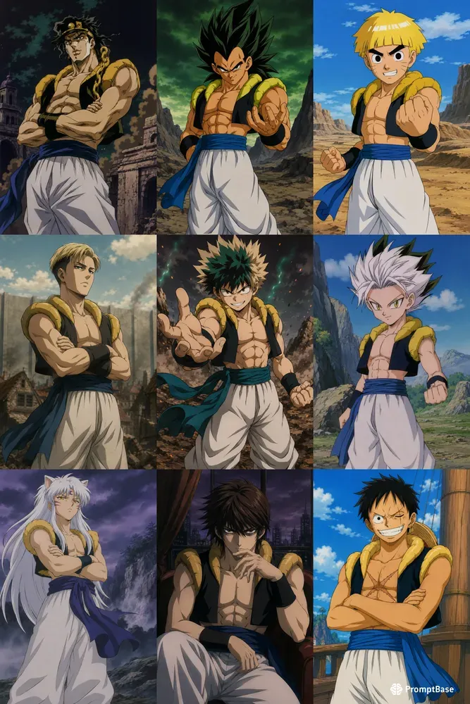Dragon Ball Fusion Character Designs