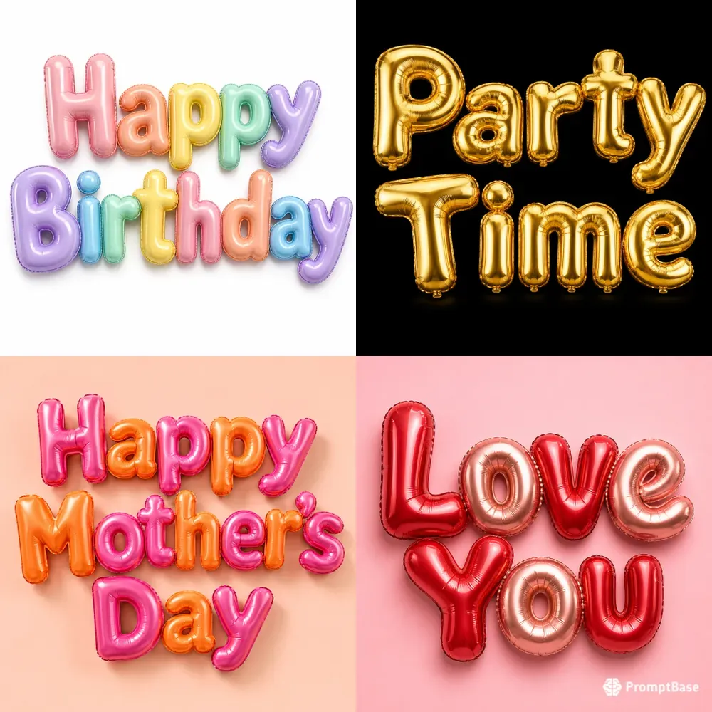 Balloon Text Art Generator