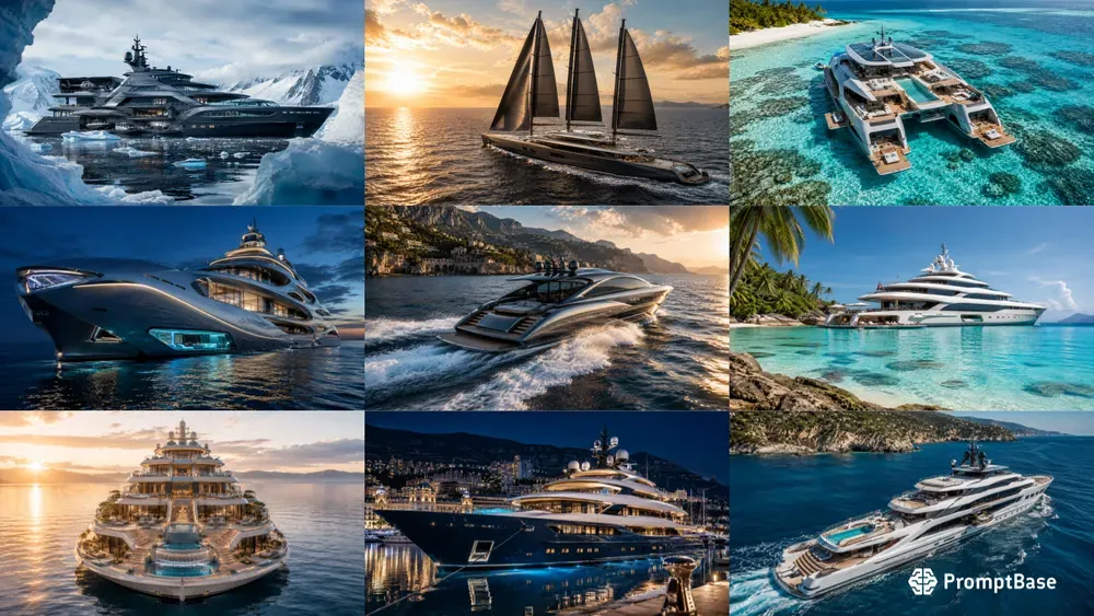 Luxury Yacht Photography