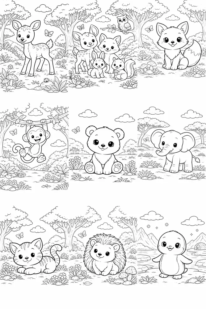 Black White Coloring Book Line Art Pros