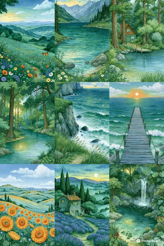 Dreamy Summer Landscapes