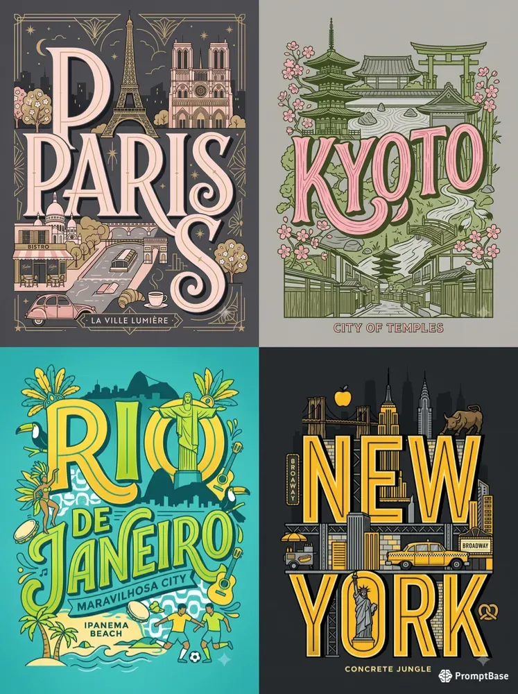 Vertical Travel Posters