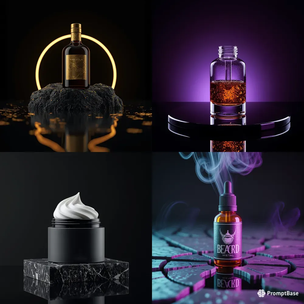 Luxury Dark Beauty Skincare Products