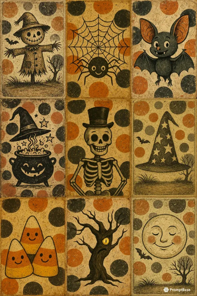 Whimsical Spooky Art