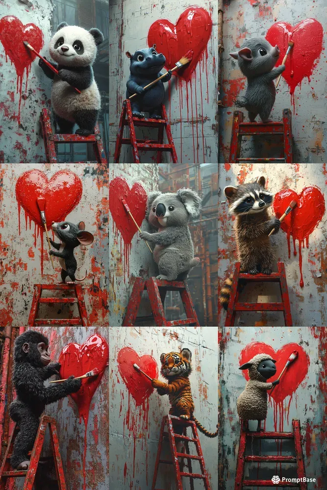 Graffiti Heart Painters