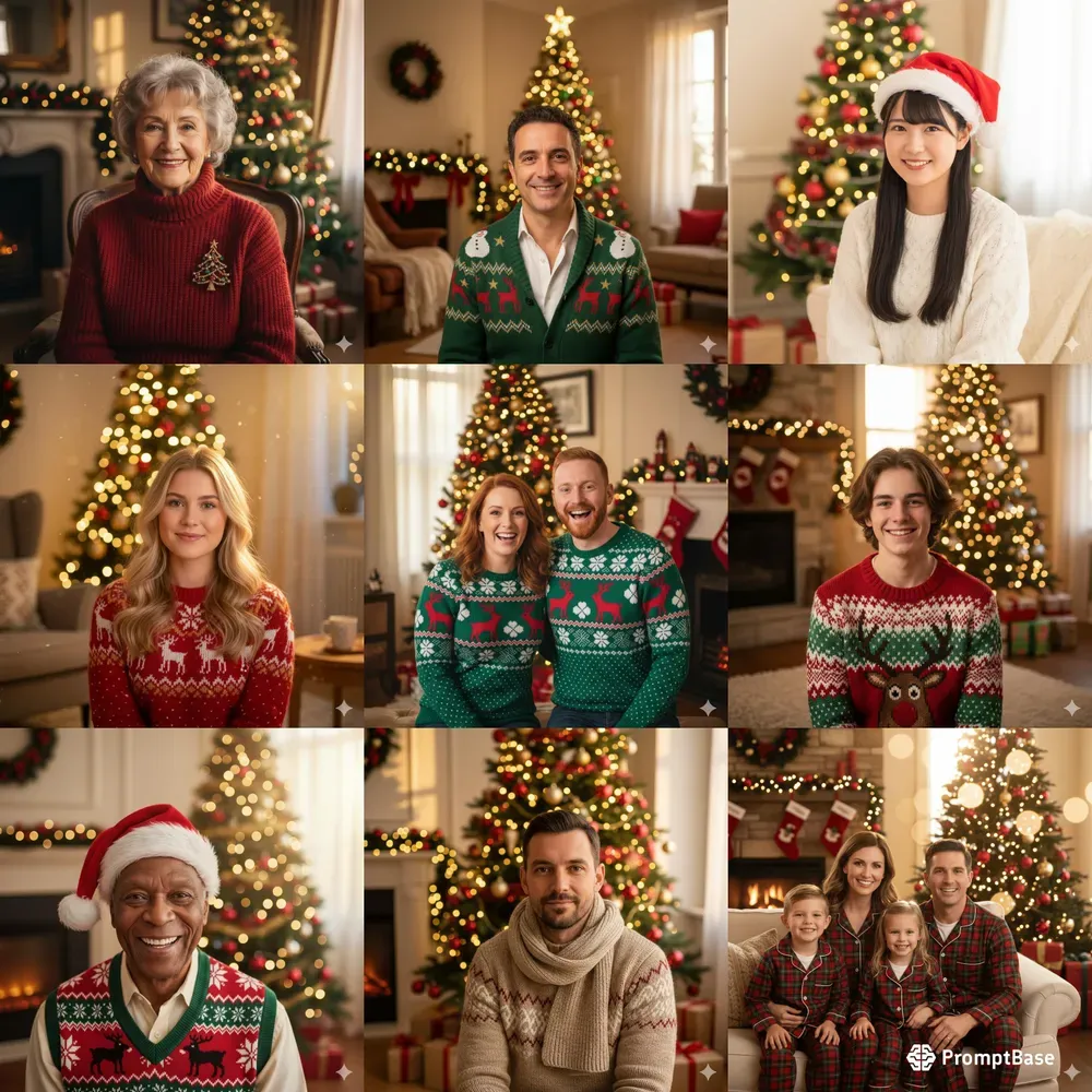 Professional Christmas Portrait Photos