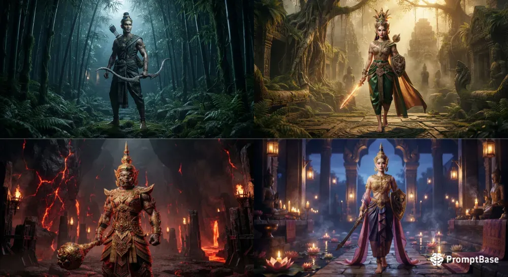 Ancient Thai Warriors