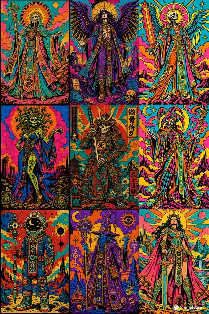 Vintage Psychedelic Comic Art