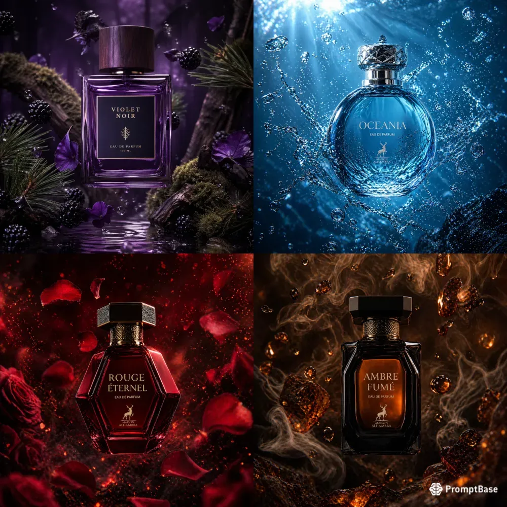 Luxury Perfume Bottles Creative Designs