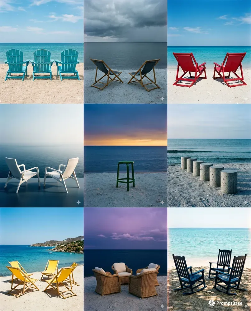 Coastal Outdoor Furniture Photography