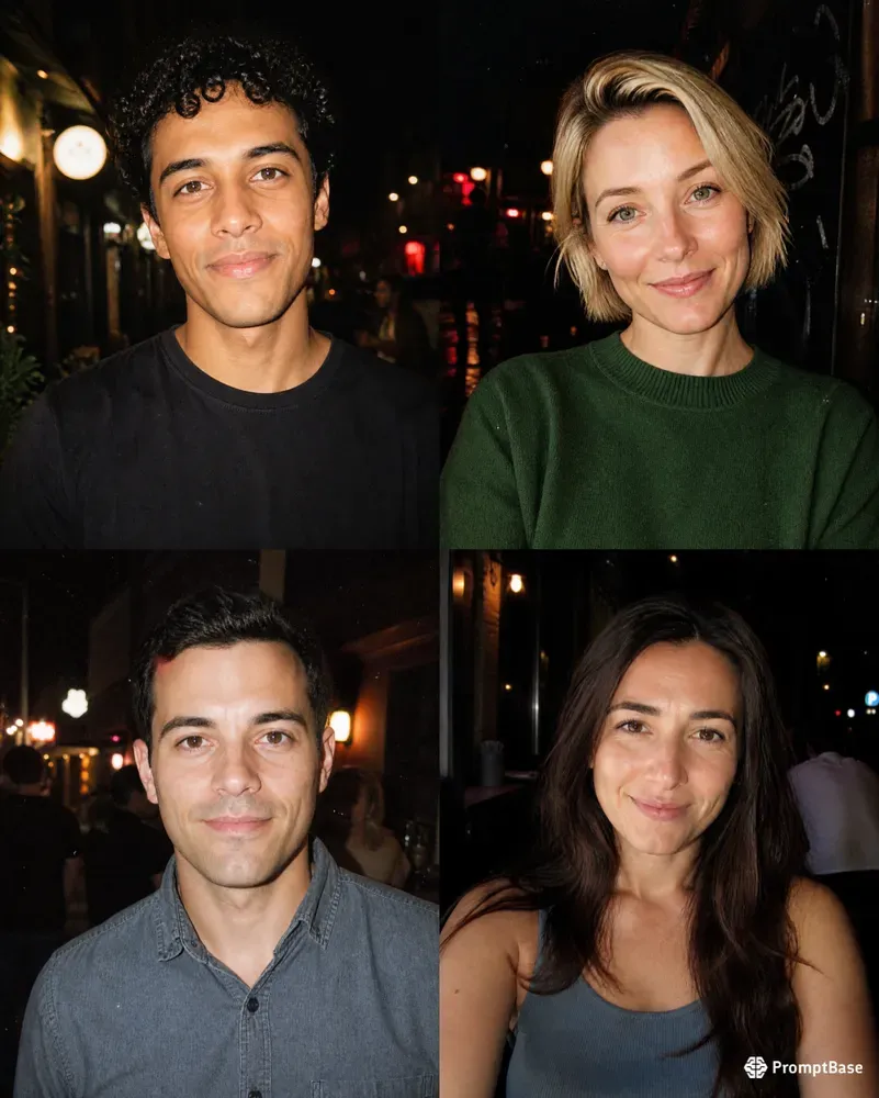 Disposable Flash Memory Portraits