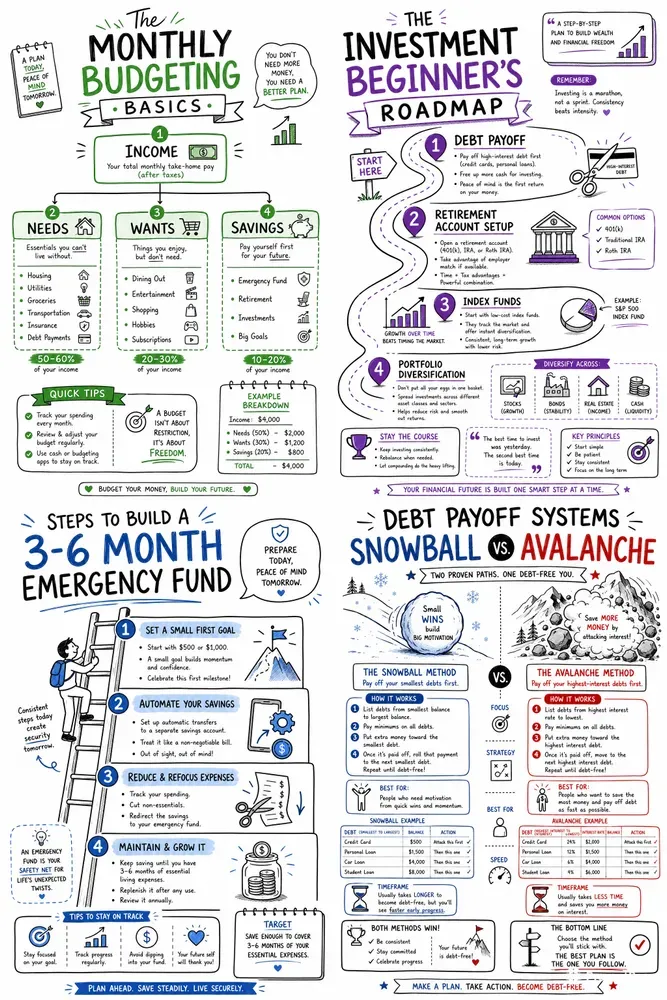 Personal Financial Mastery Sketchnotes