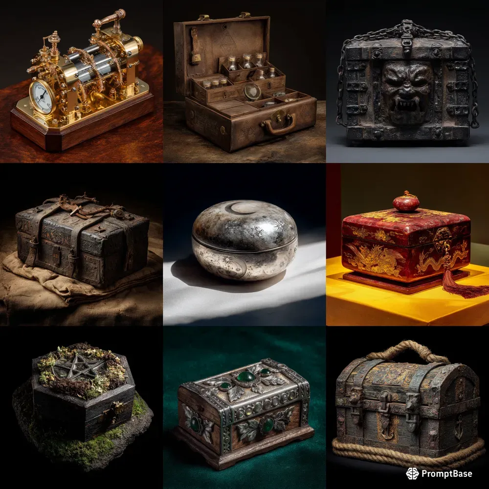 Fantasy Box Reliquary Art Generator