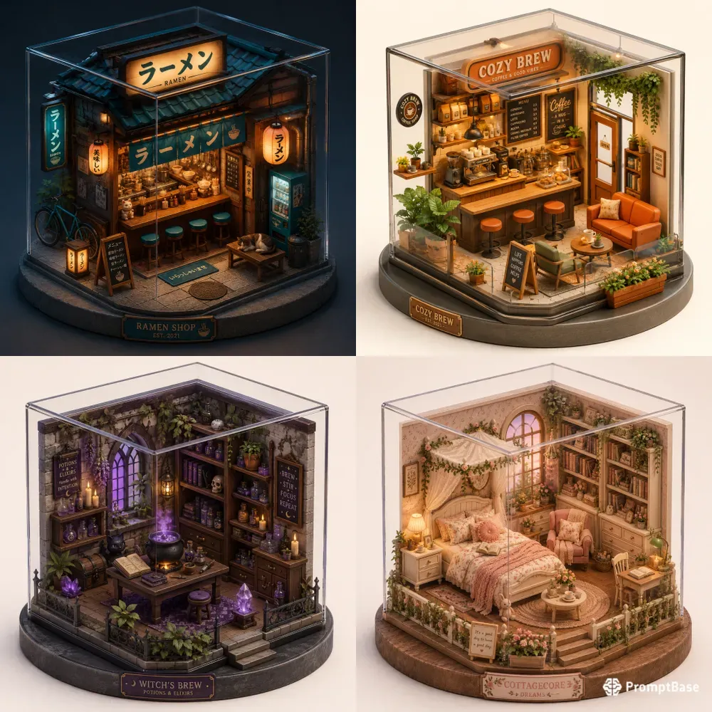 Isometric Miniature Dioramas