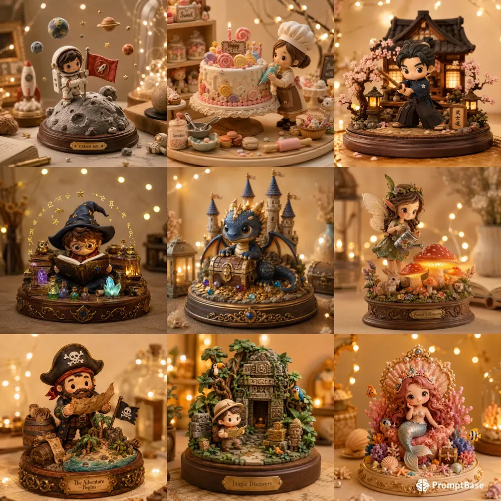 Clay Storybook Mini Diorama Magics