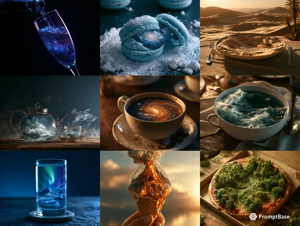 Surreal Food Art Generator