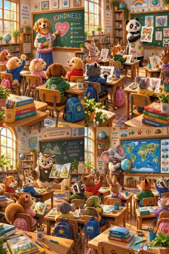 Whimsical Animal Classrooms
