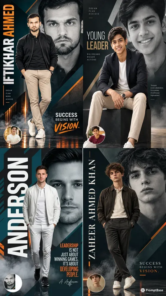 Any Man To Premium Personal Brand Posters