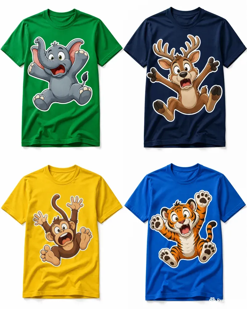 Falling Animal Tshirt Designs