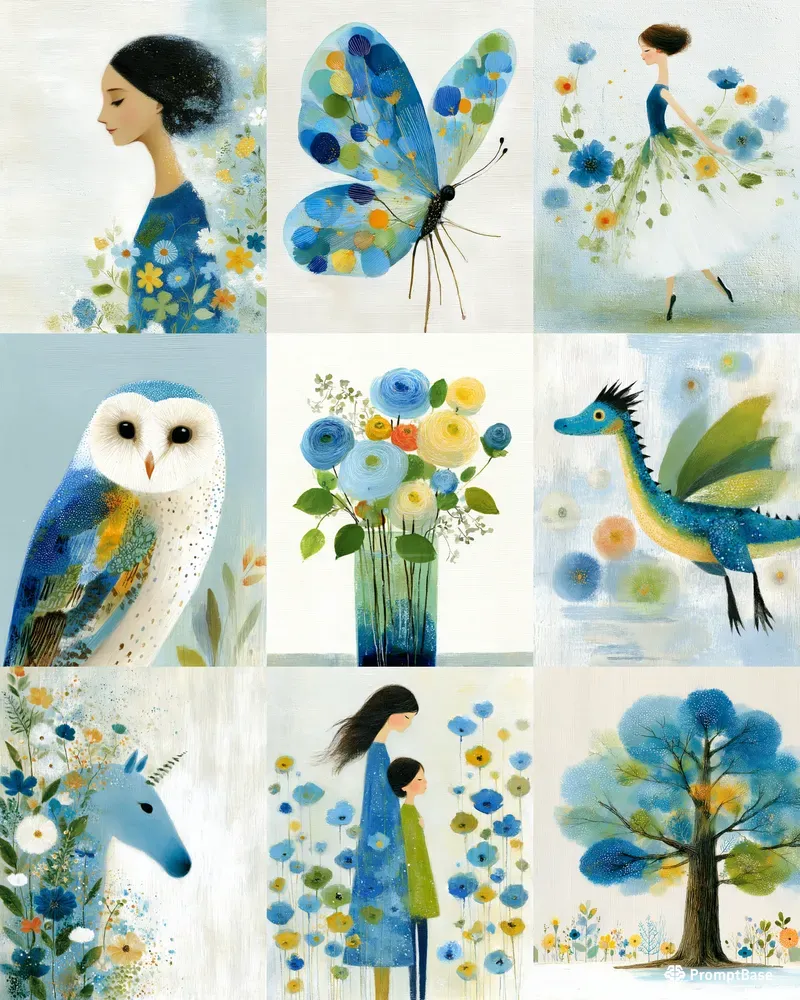 Dreamy Watercolor Paintings