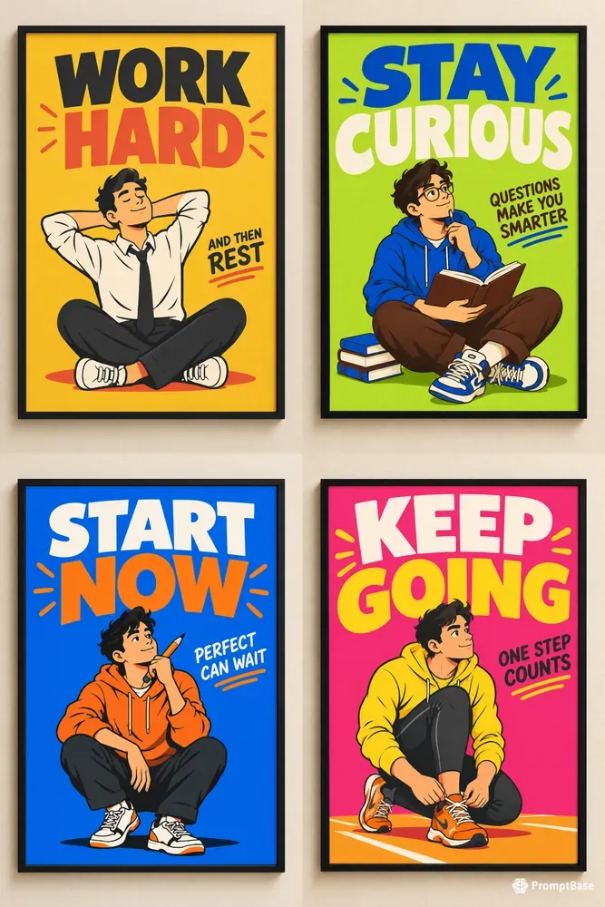 Retro Motivational Posters