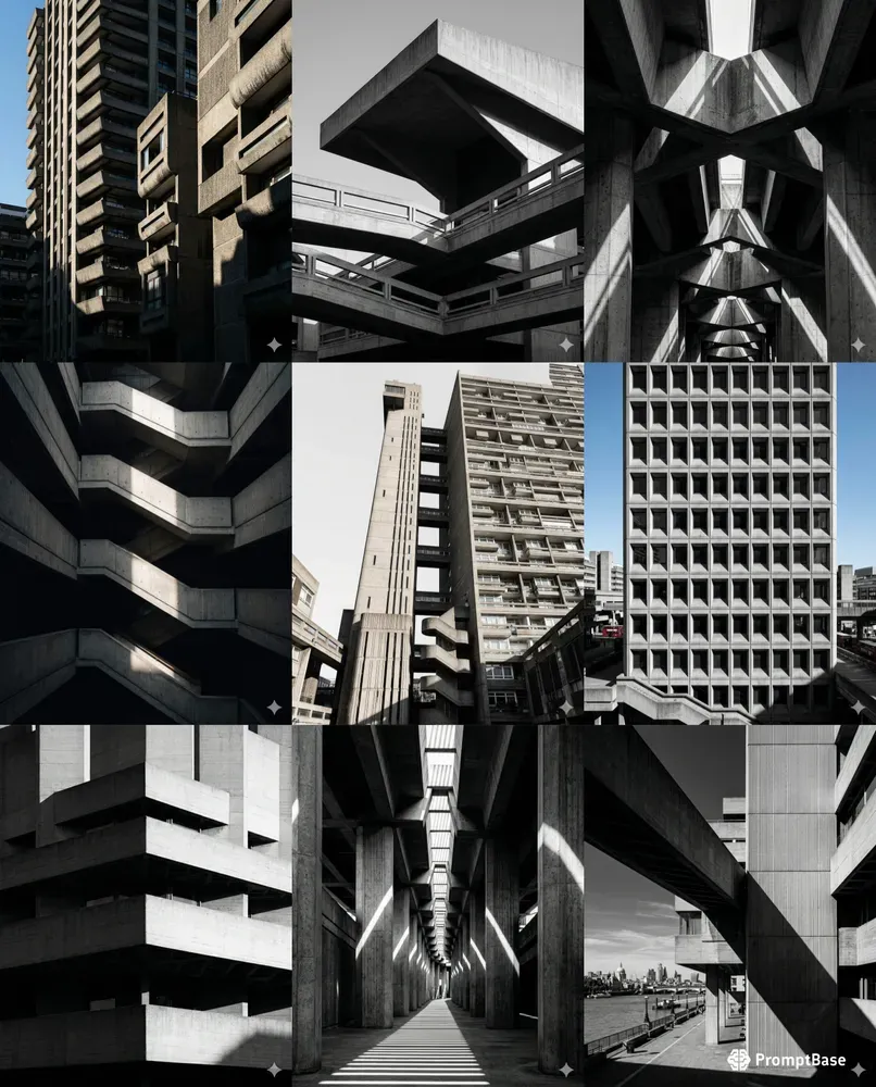 Striking London Brutalist Geometries